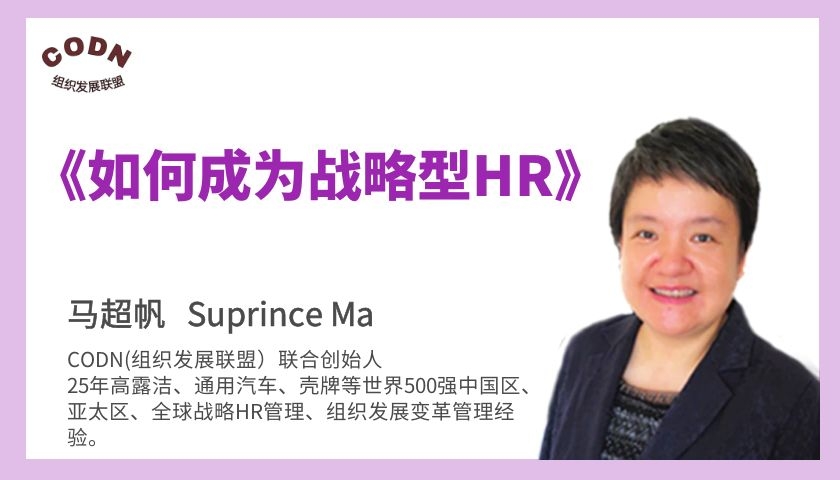 《如何成为战略型HR》